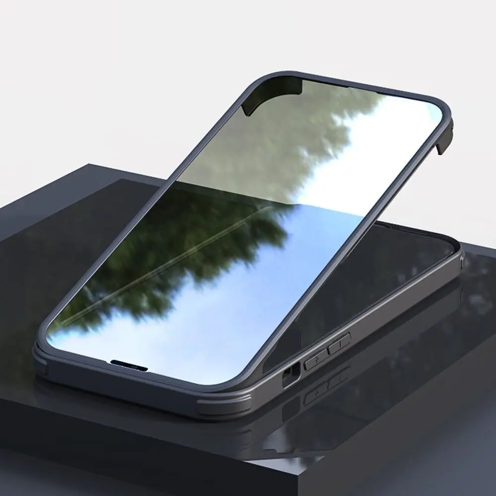 Full Cover Tempered Glass Zwart iPhone 13 Pro