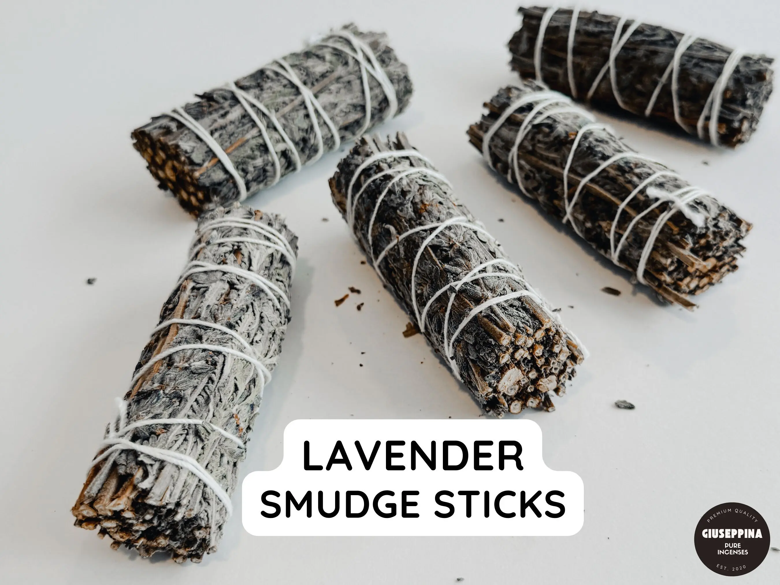 LAVENDER SMUDGE STICK - NATURAL INCENSE