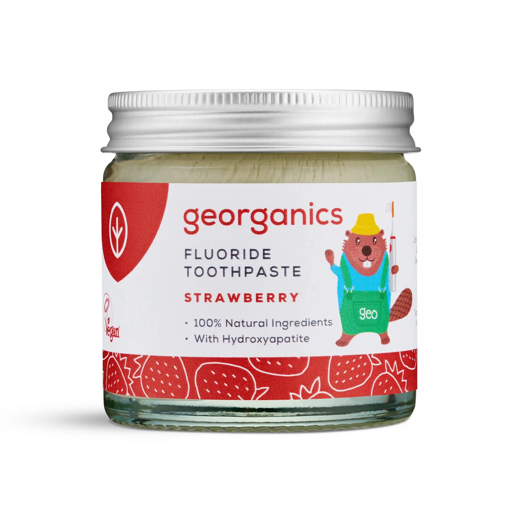 GeoKids Fluorid-Zahnpasta - Erdbeere