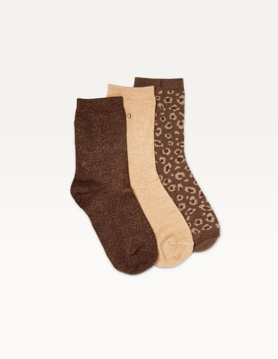Fantasie - Pailletten und goldbrauner Leopard
