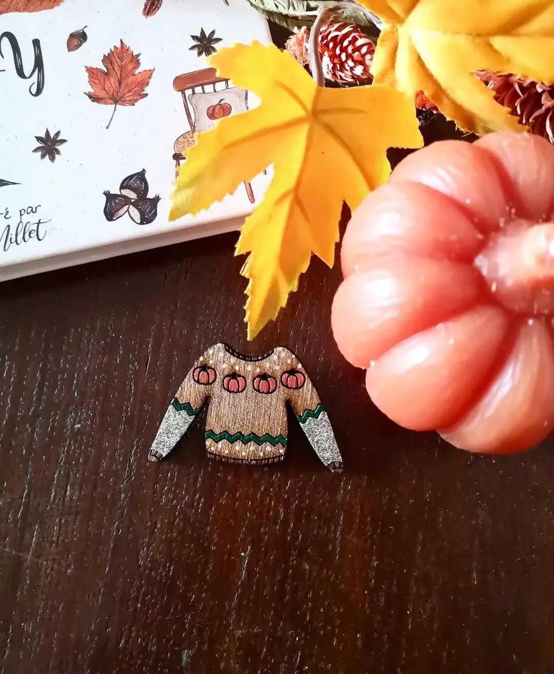 Autumn Sweater Brooch