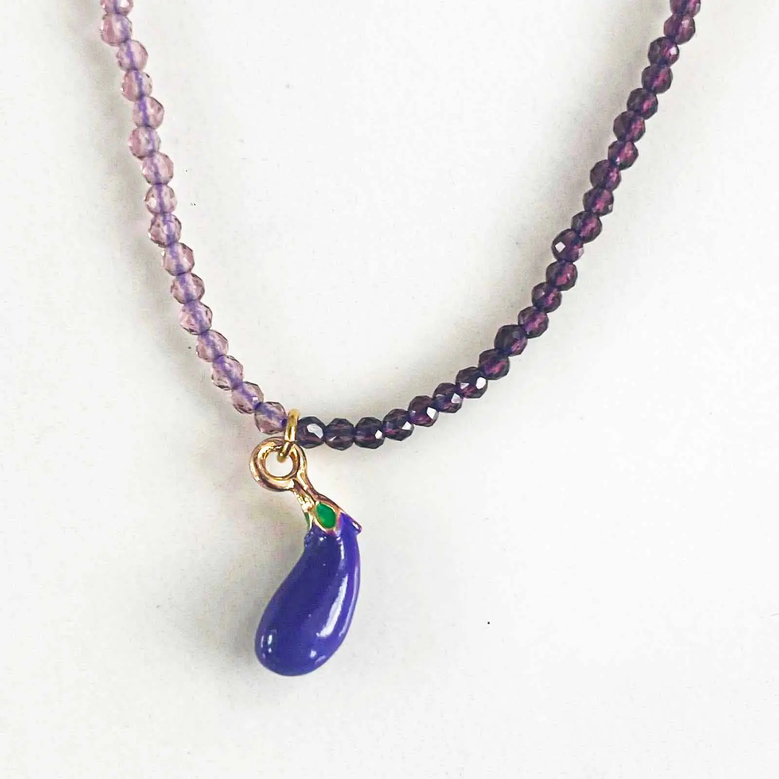 Jackpot Eggplant Necklace
