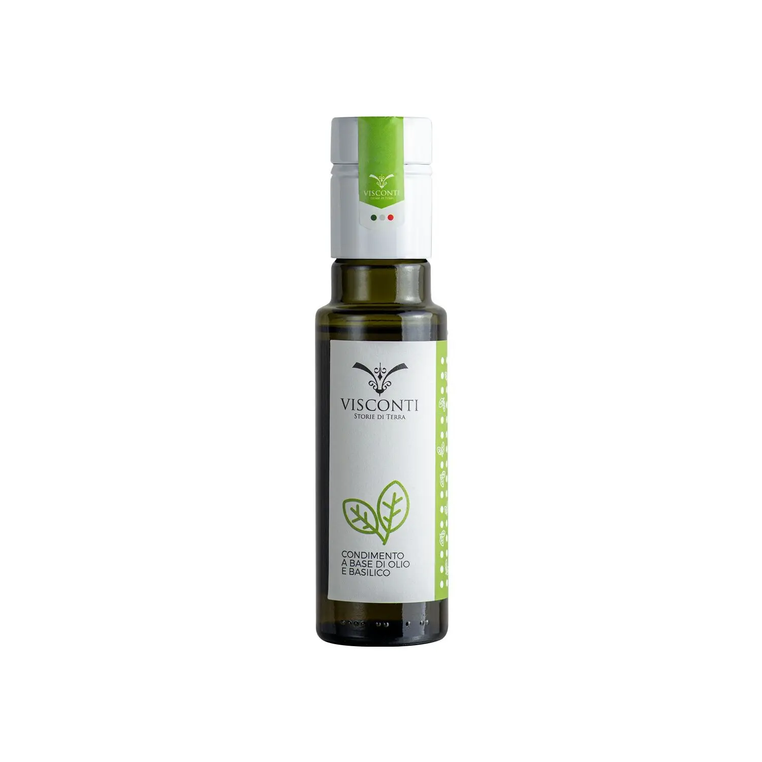 Gewürzöl auf Basis von nativem Olivenöl extra und Basilikum 100 ml