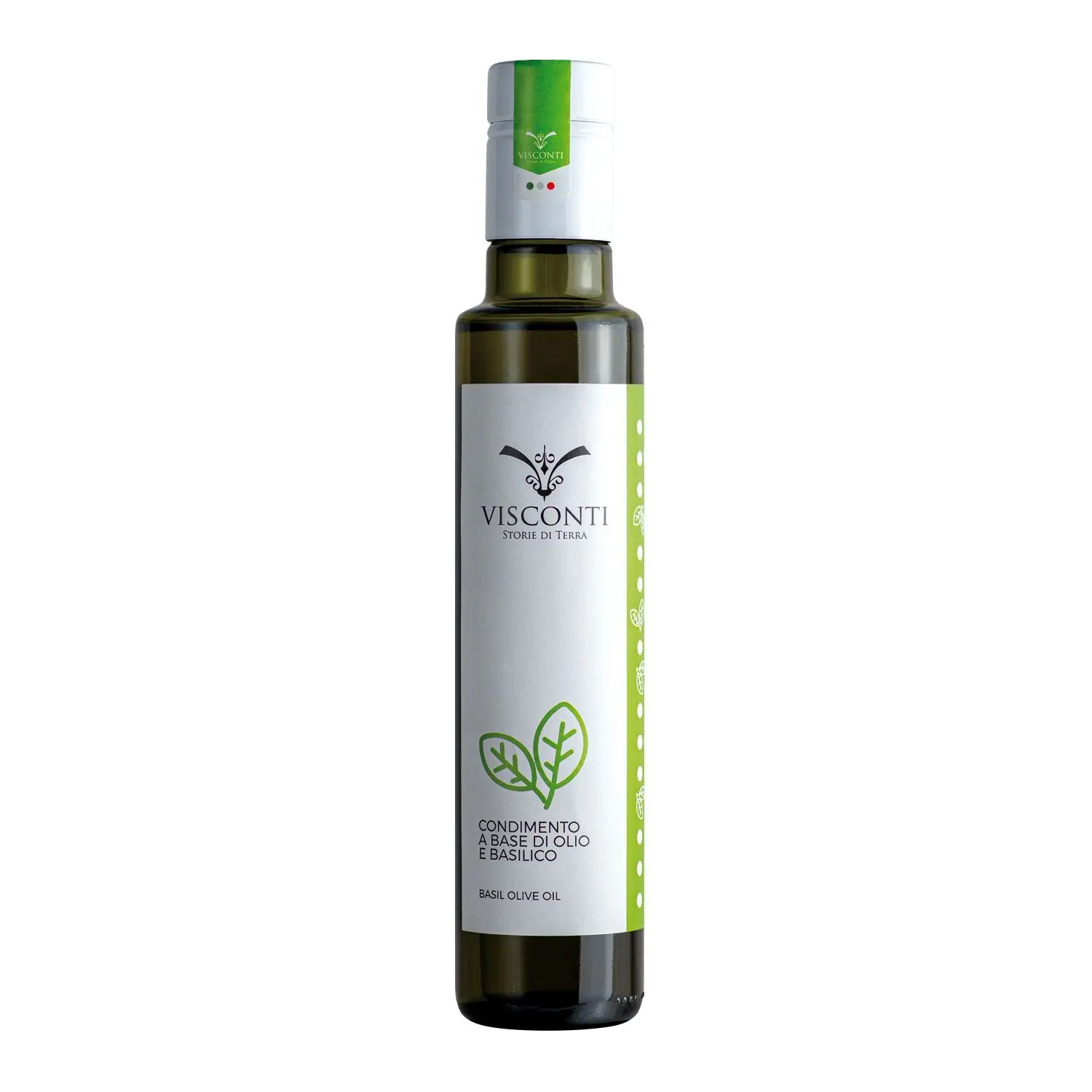 Gewürzöl auf Basis von nativem Olivenöl extra und Basilikum 250 ml