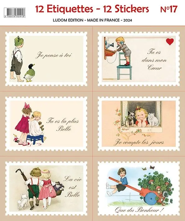 Message sticker labels