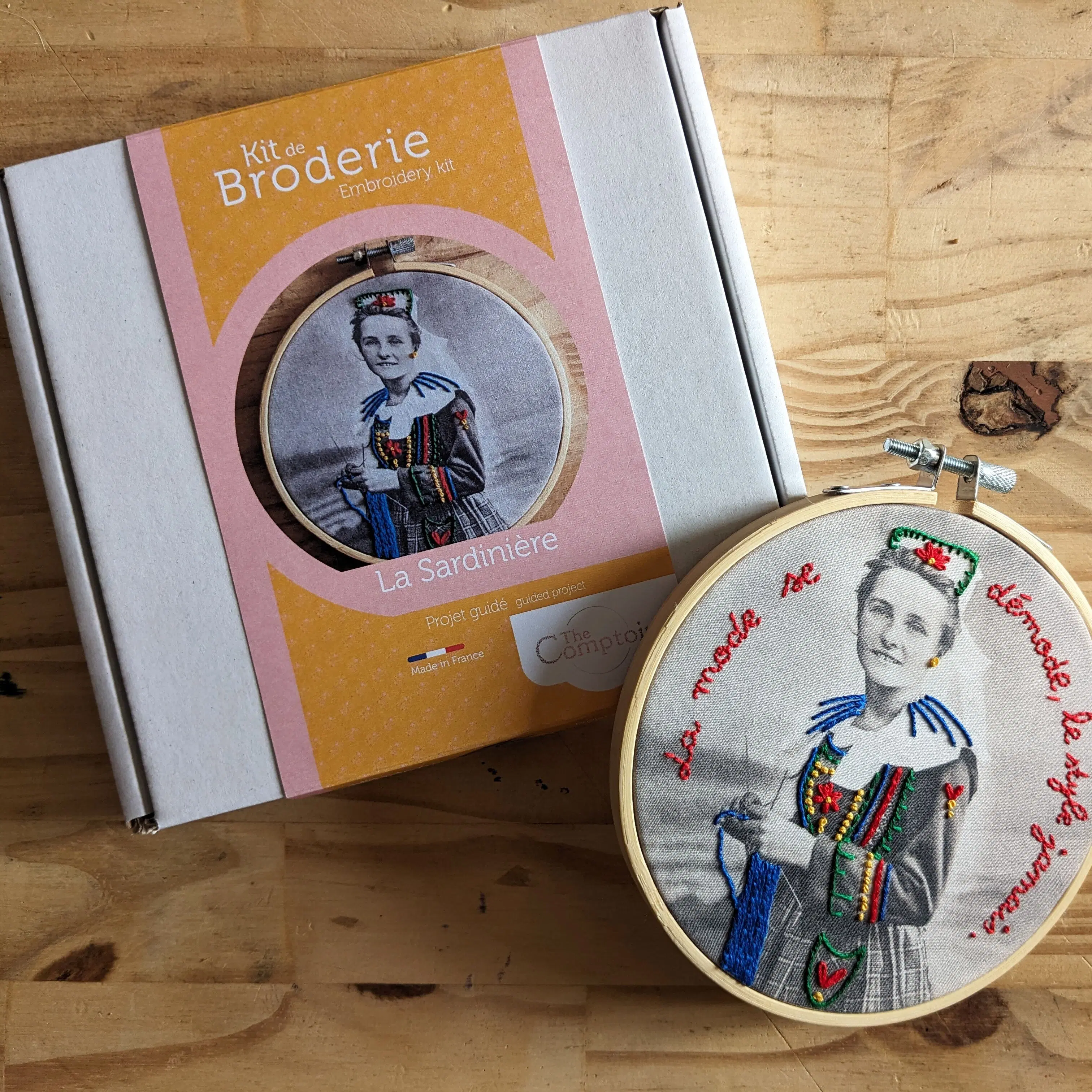 The Sardinière - embroidery kit