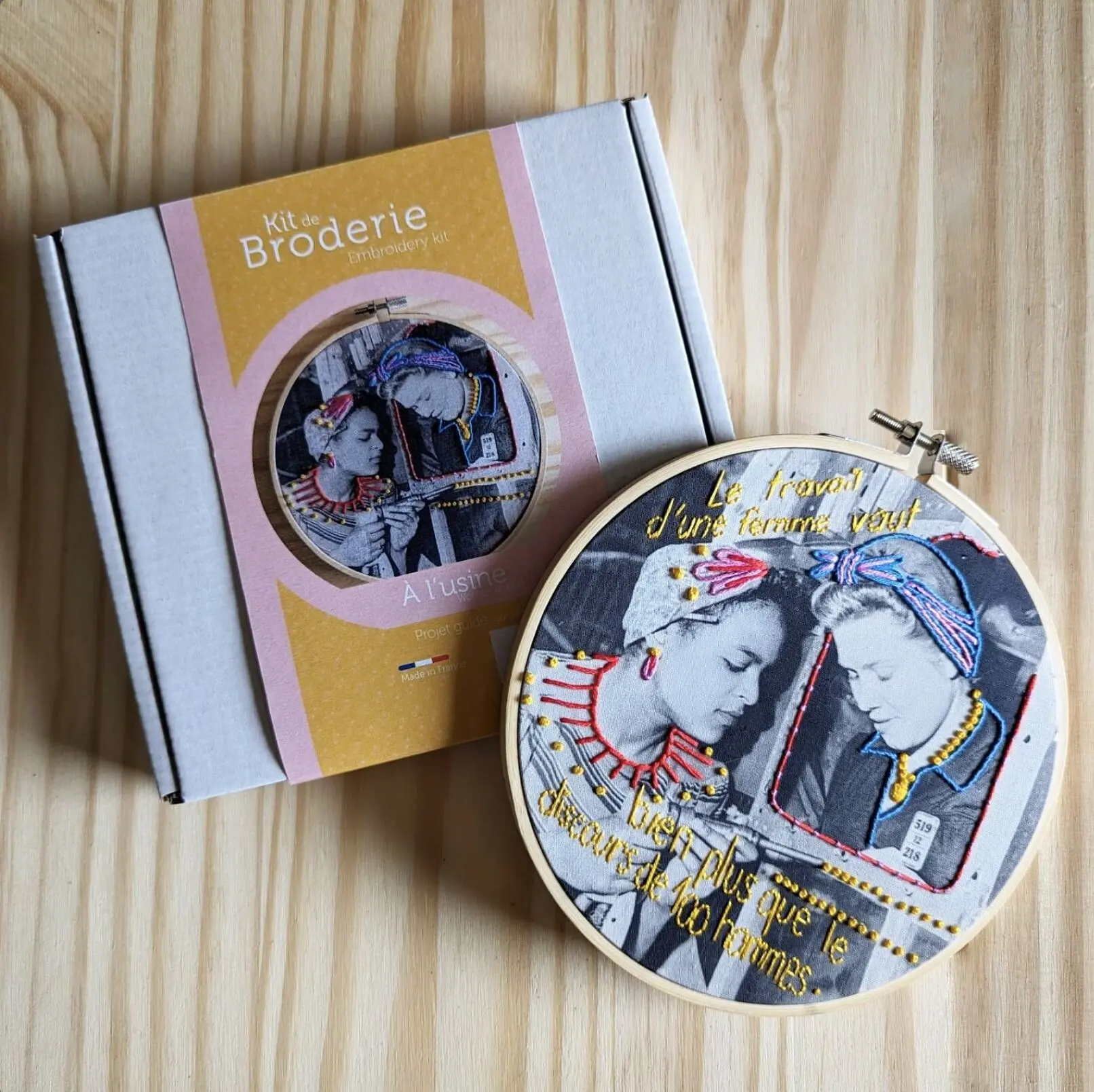 The Workers - embroidery kit