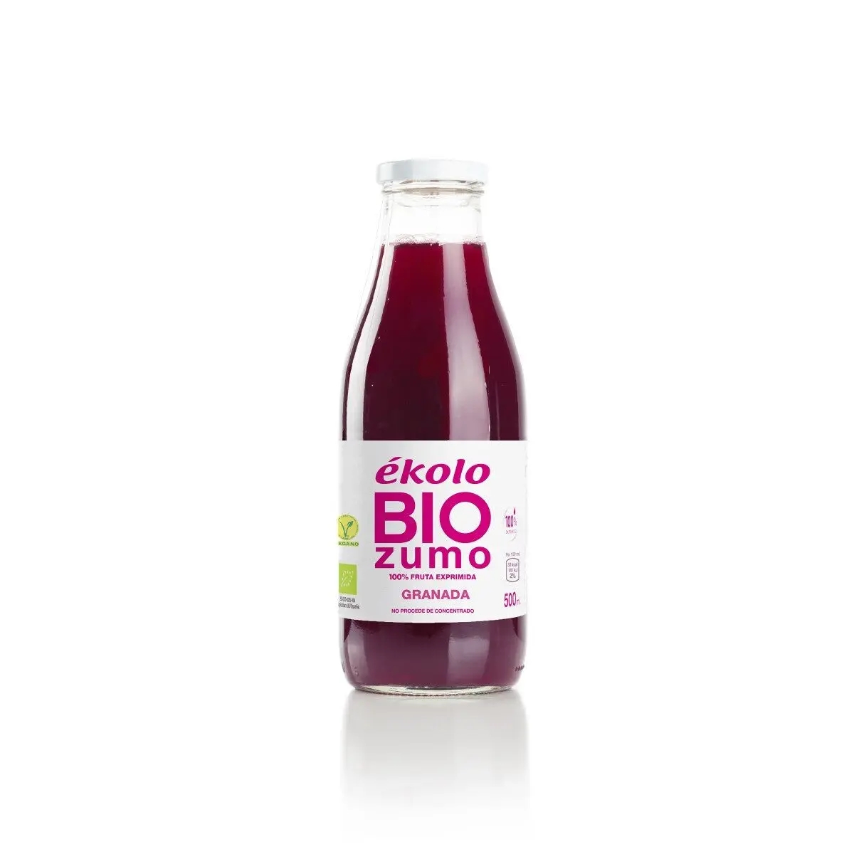 Jus de GRENADE biologique 100% pressé, 6 pcs. x 500 ml.