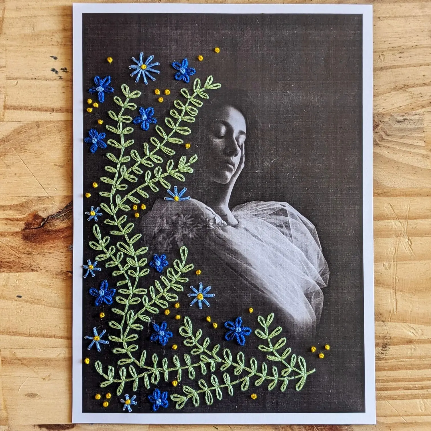 Self Love - paper embroidery kit