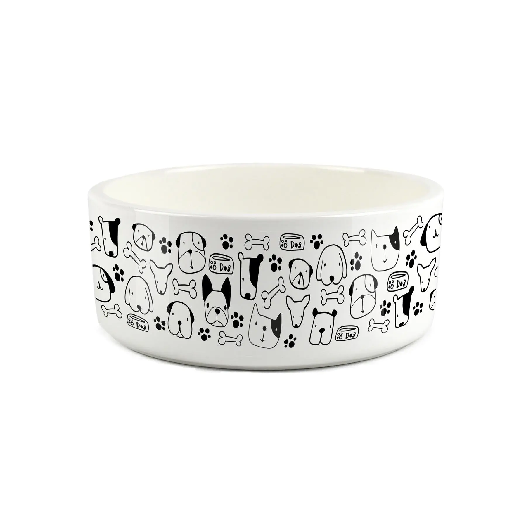 Happy Dogs Print Pet Bowl