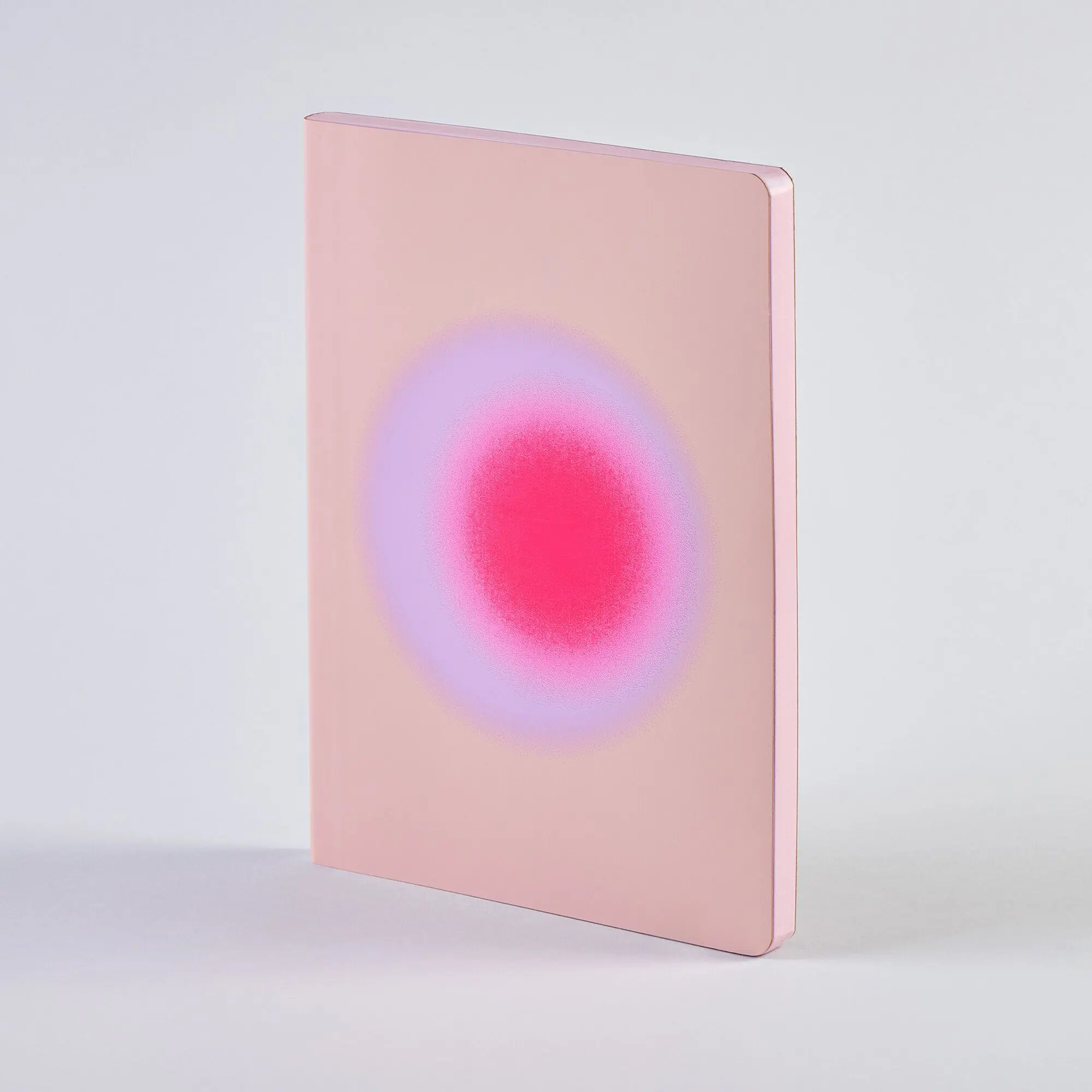 Trance Pink - Colour Clash L Light | Notebook A5+ | Dotted Journal | 3.5mm dot grid | 176 numbered pages | 120g premium paper | recycled leather pink | sustainably produced in Germany