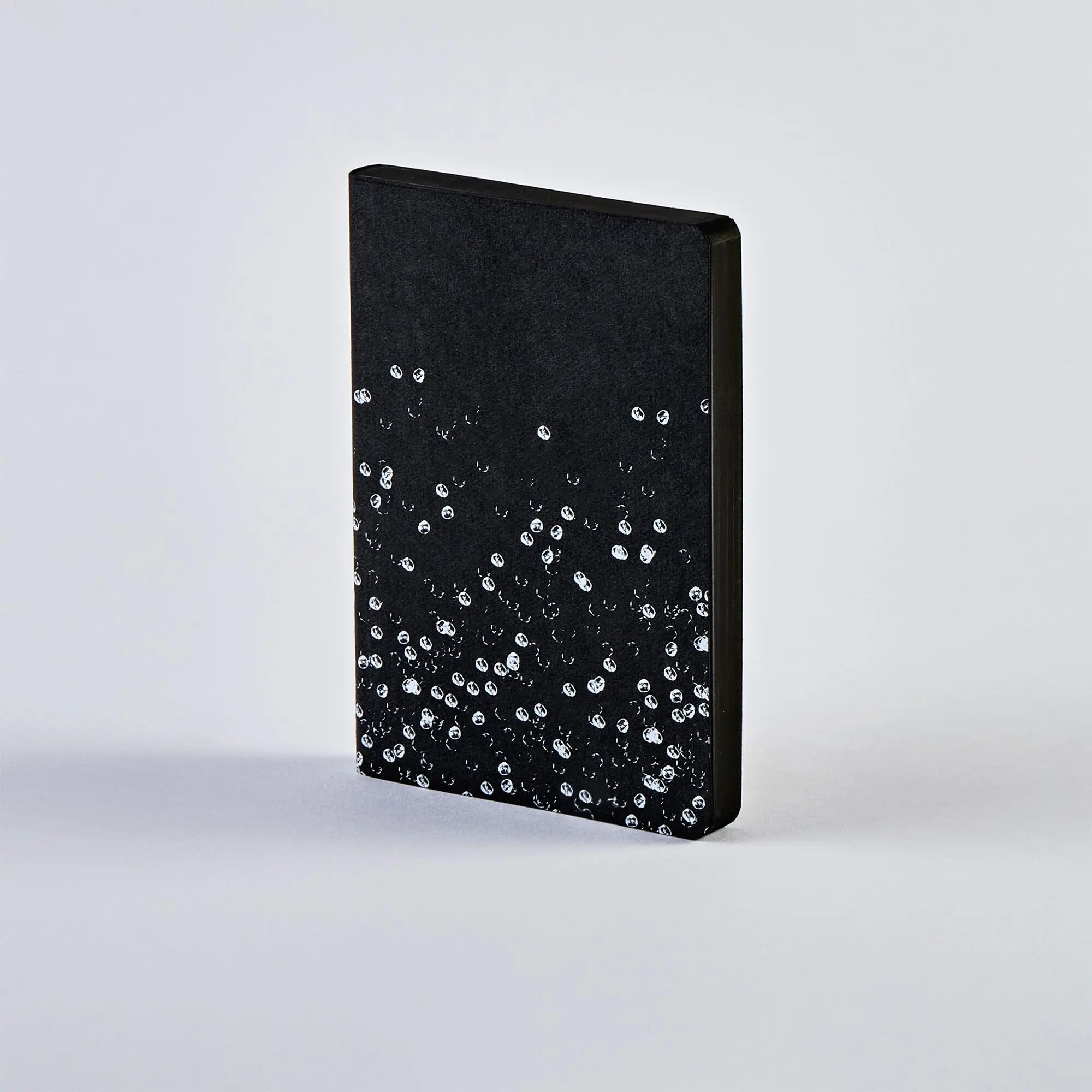 Genisis - Not Ordinary S | Notebook A6 | Dotted Journal | 2.5mm dot grid | 176 numbered pages | 120g premium paper | Jeans label material black | sustainably produced in Germany