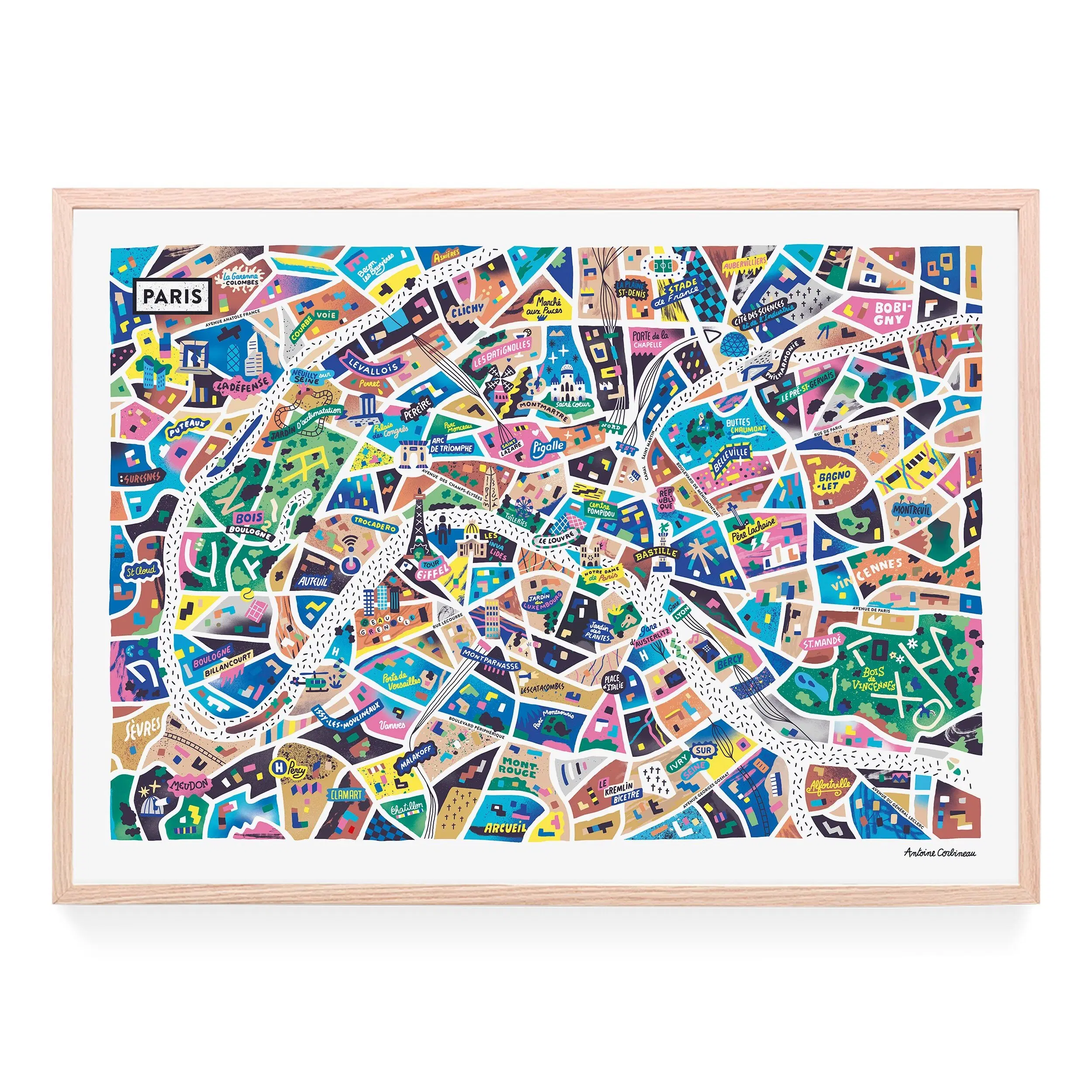 Poster - Paname by Antoine Corbineau