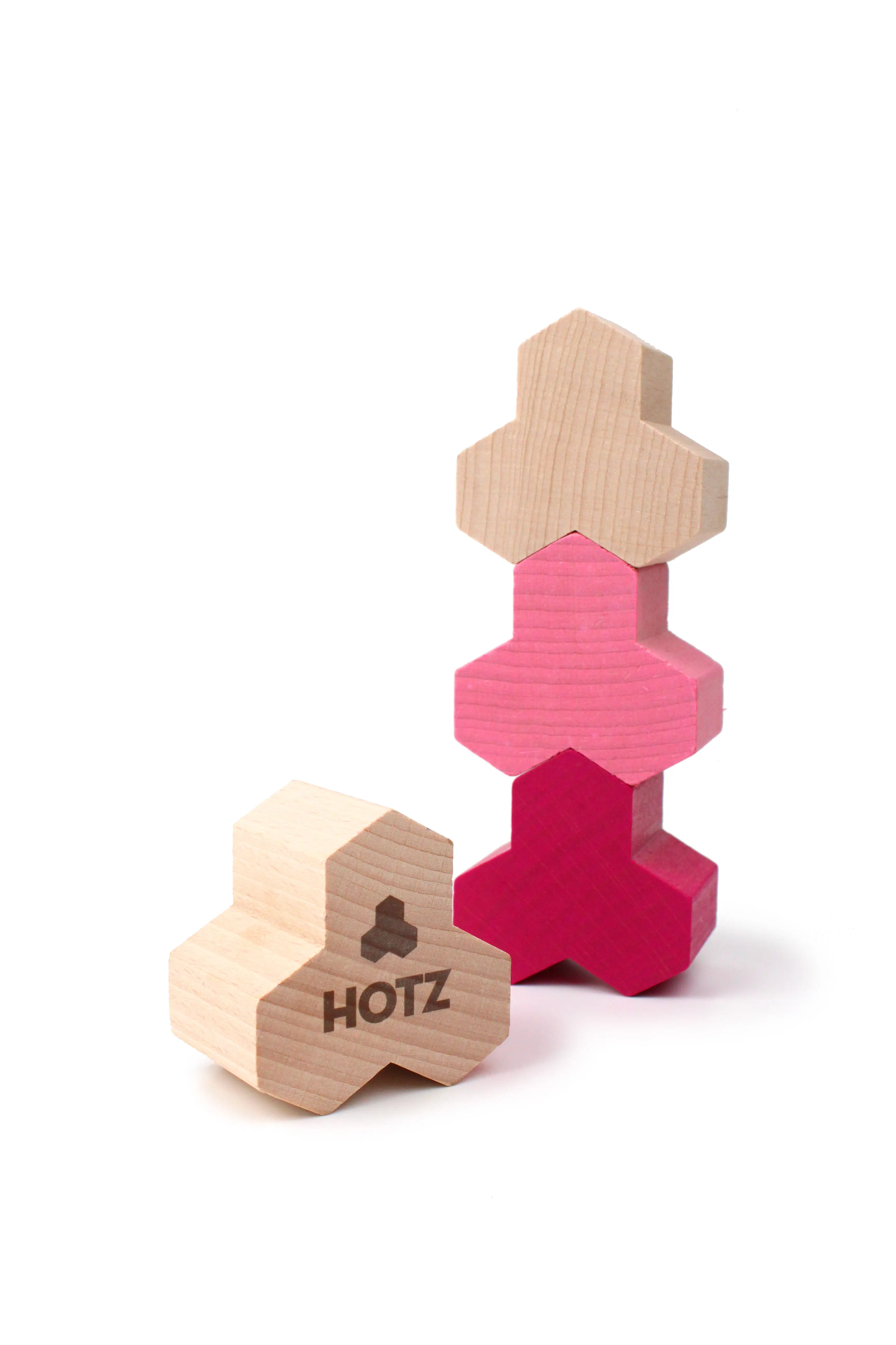 Hotz Architect - Experience statics in a playful way with 15 building blocks made of beech wood - made in Germany