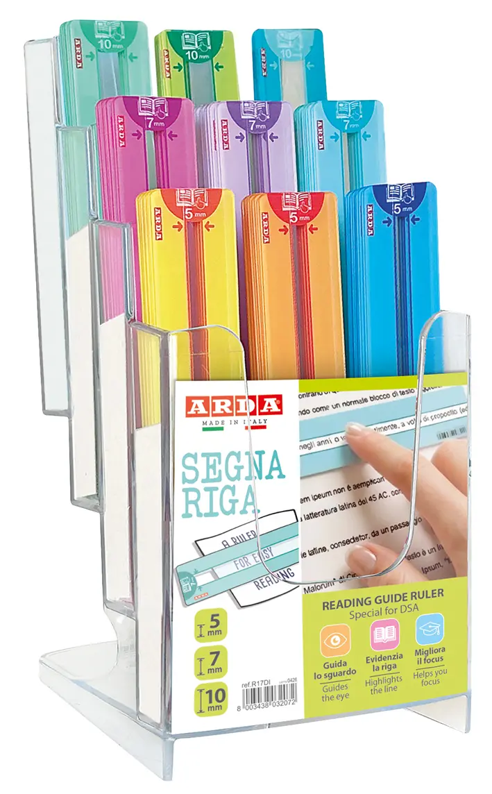 Righello per lettura guidata
