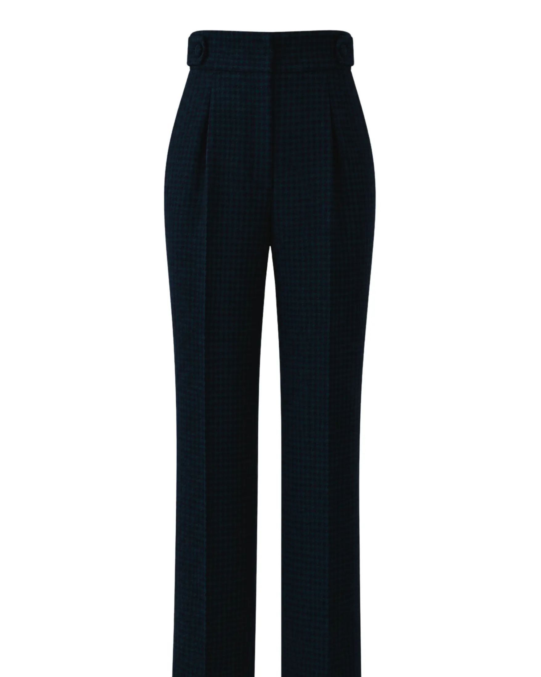 Pantalon Olympe Pied de Poule Vert