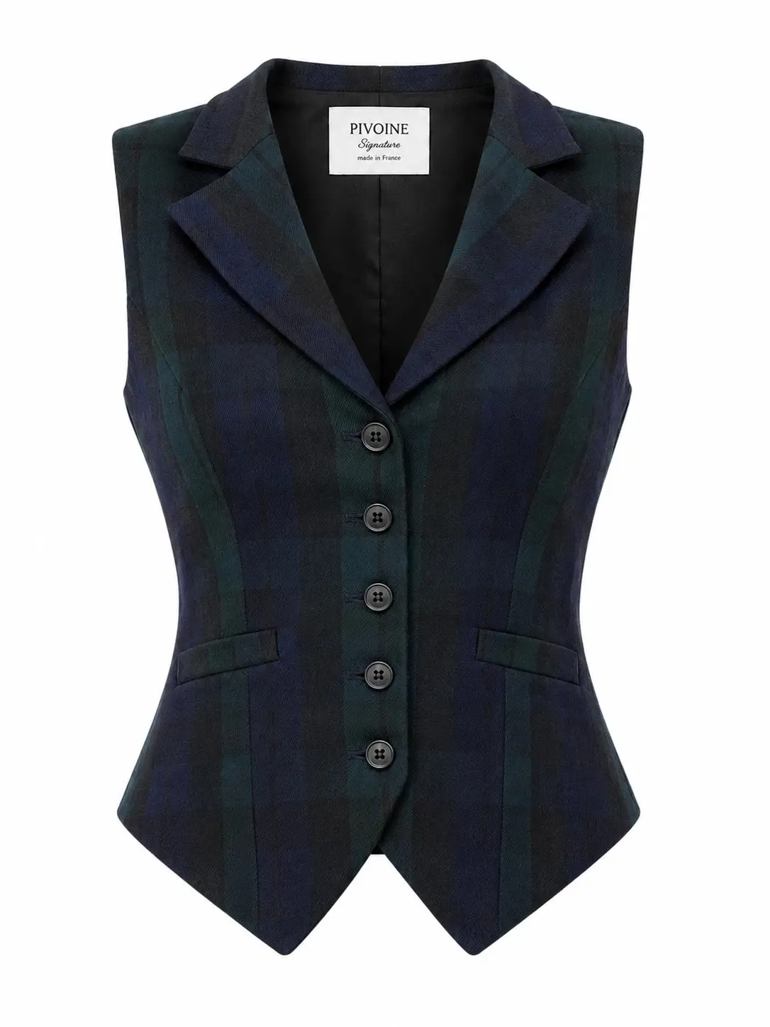 Veston Peaky Tartan Vert