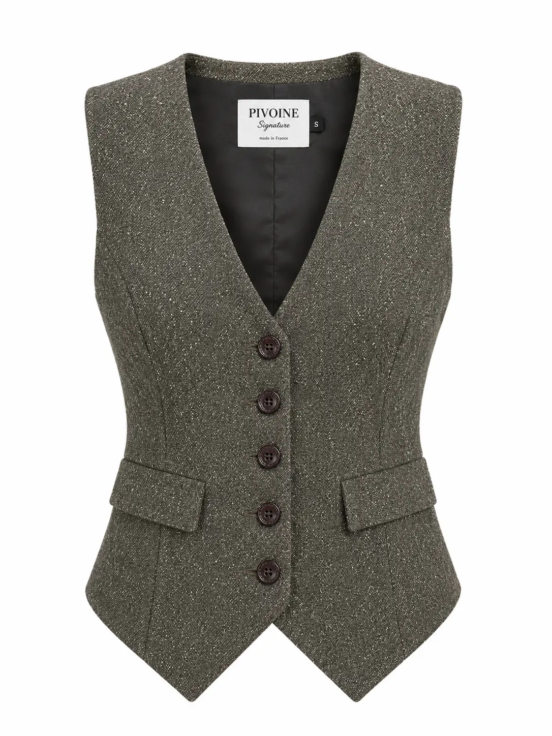 Veston Peaky Kaki Chiné