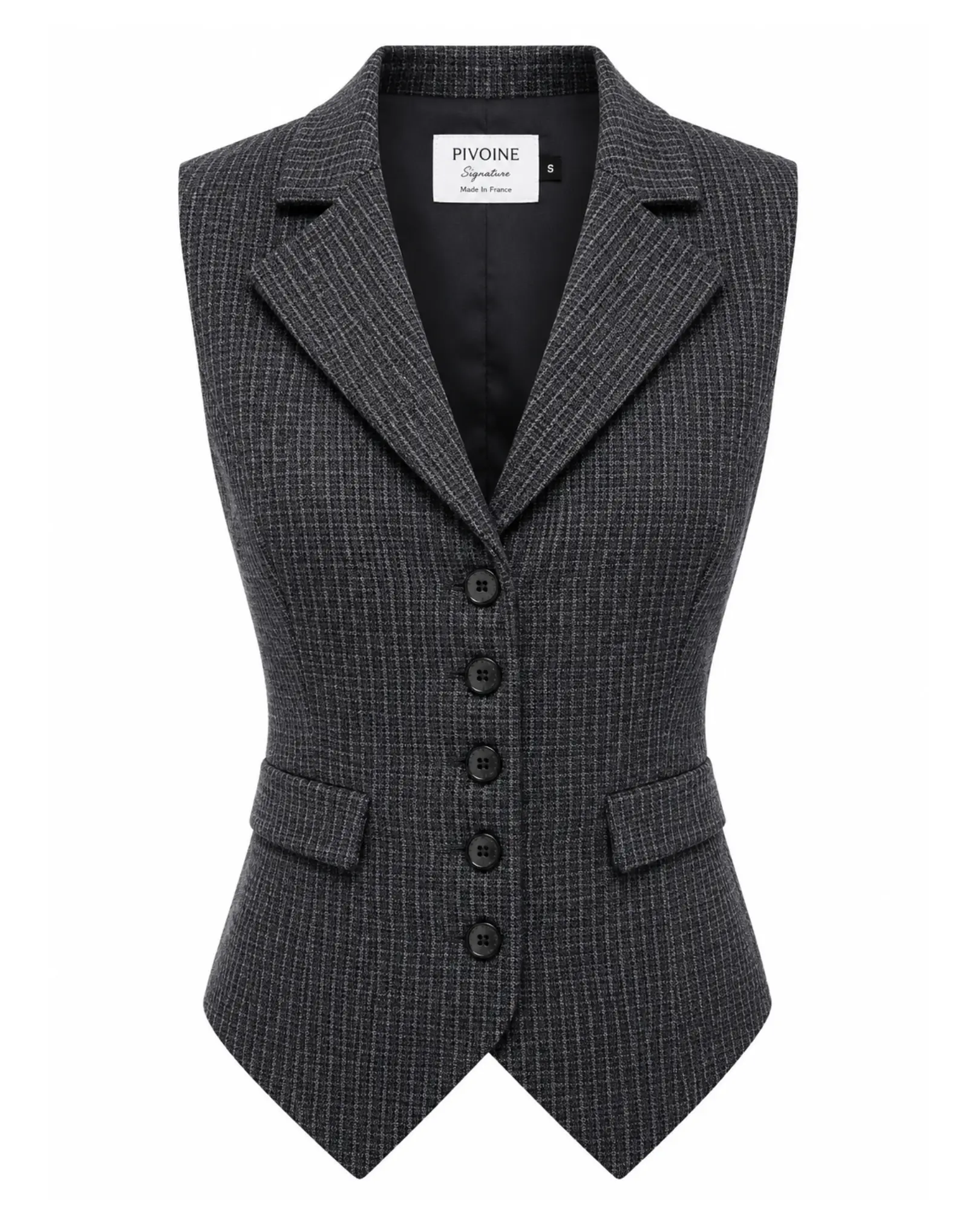 Veston Peaky Carreaux Gris/Bleu/Noir