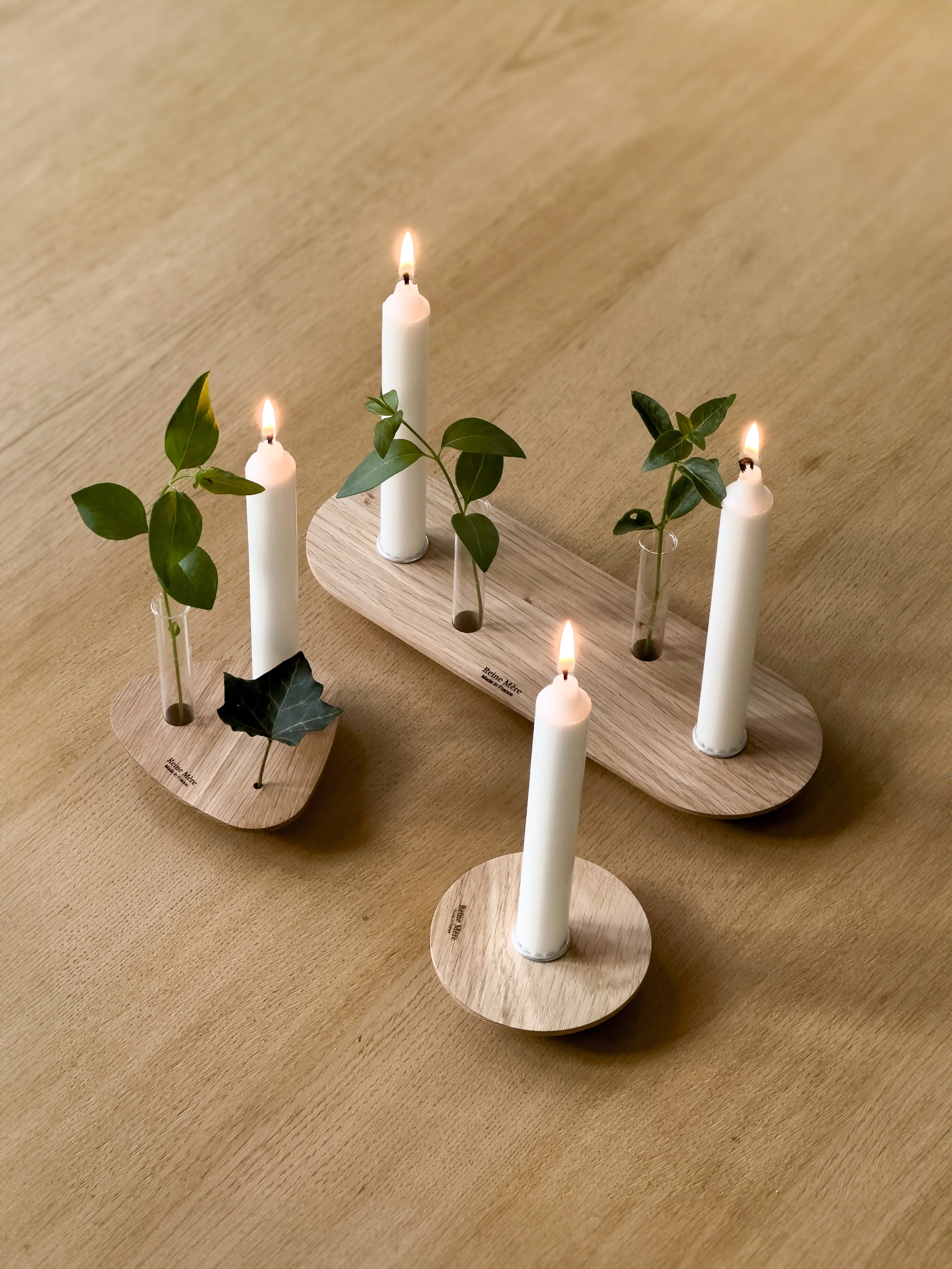 Archipel - Kerzenständer aus Eiche (in 3 Größen erhältlich)