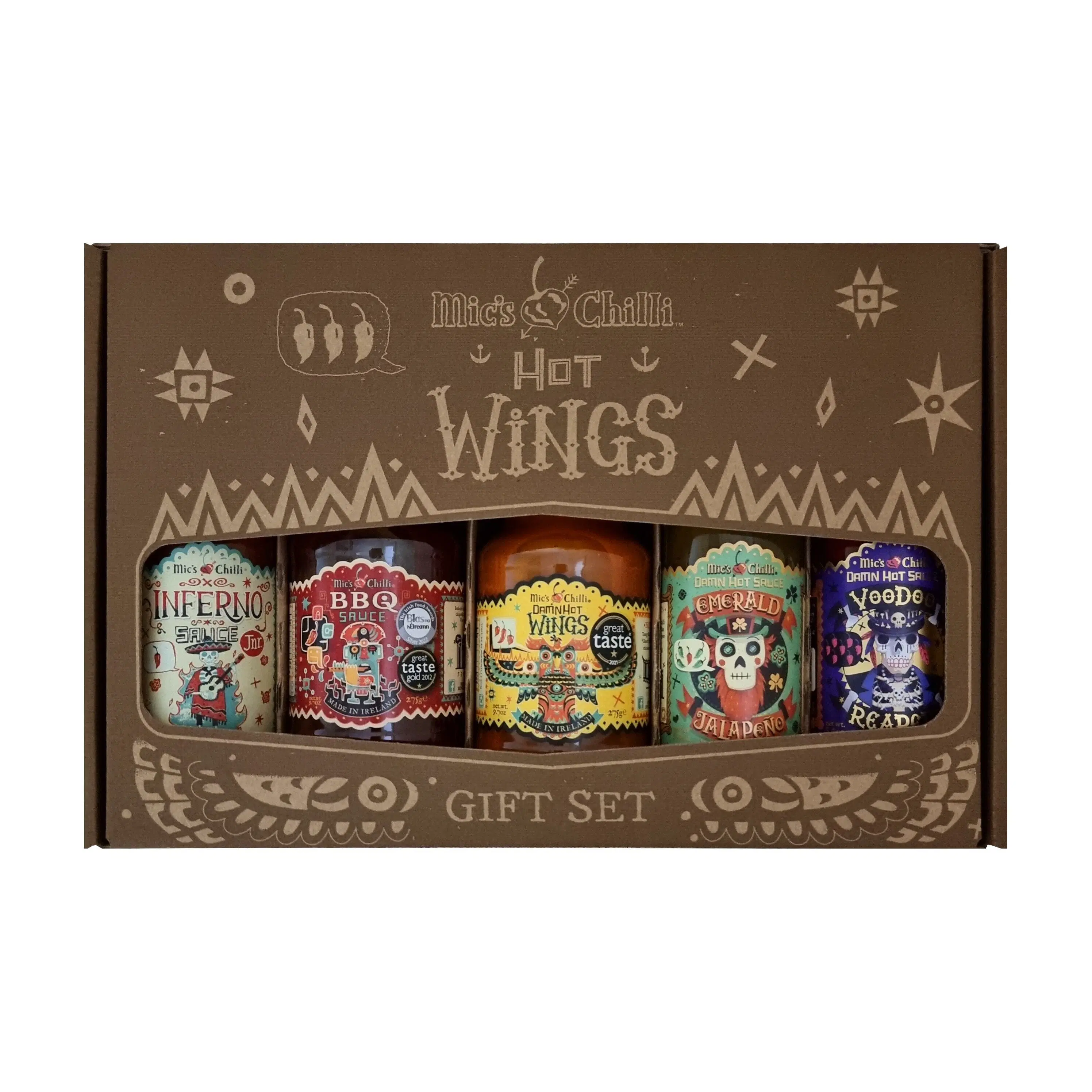 Hot Wings Gift Set - Hot Sauce - Chilli