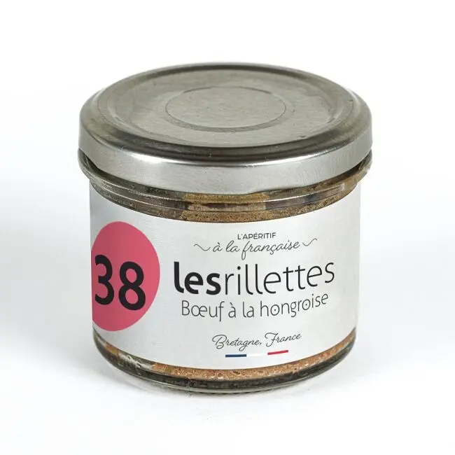 Rillettes de ternera al estilo húngaro - Sin cerdo - Carne de origen francés