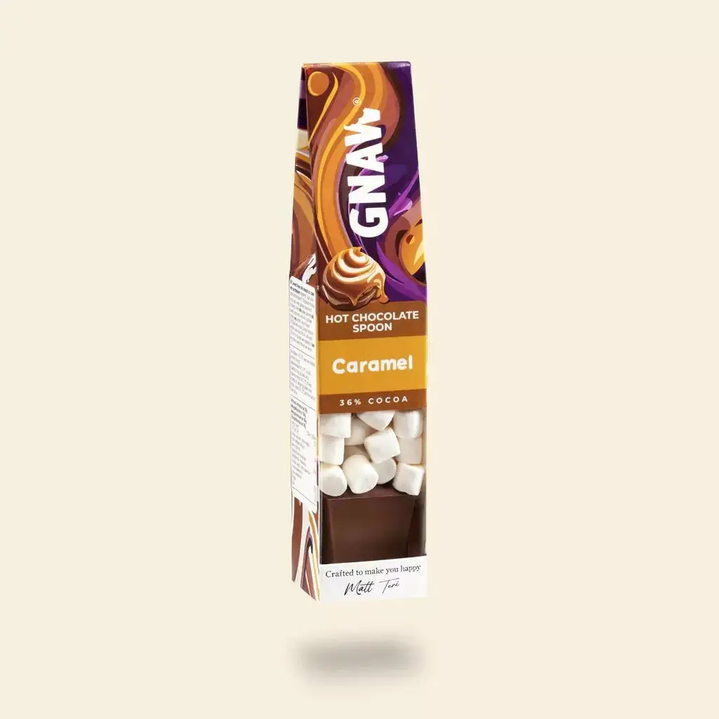Caramel - Hot Chocolate Spoon With Marshmallows