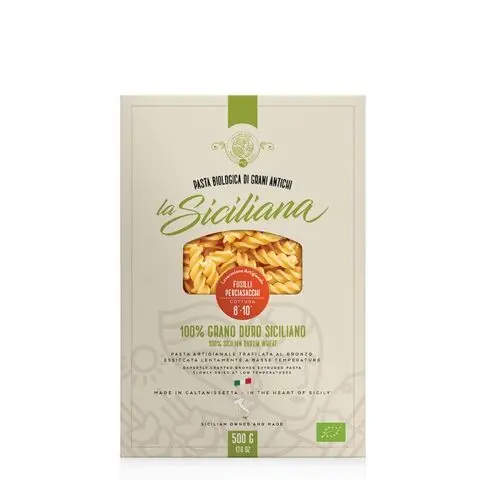 Organic Perciasacchi Fusilli Pasta - The Sicilian