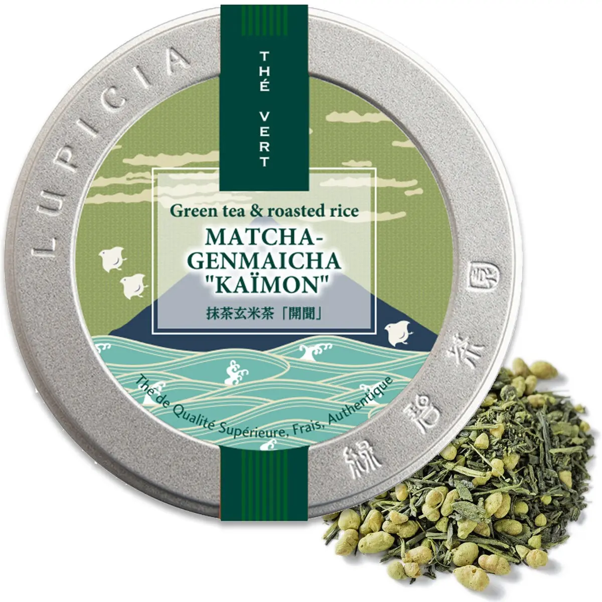 MATCHA-GENMAÏCHA "KAÏMON" - Box 50g - Japanese tea and puffed rice