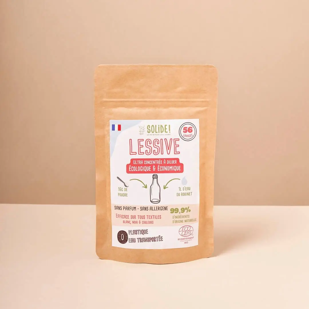 Sachet 56 Lessives (Poudre concentrée à diluer : 7L de lessive)