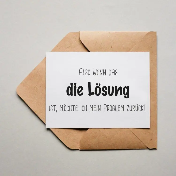 postcard The solution