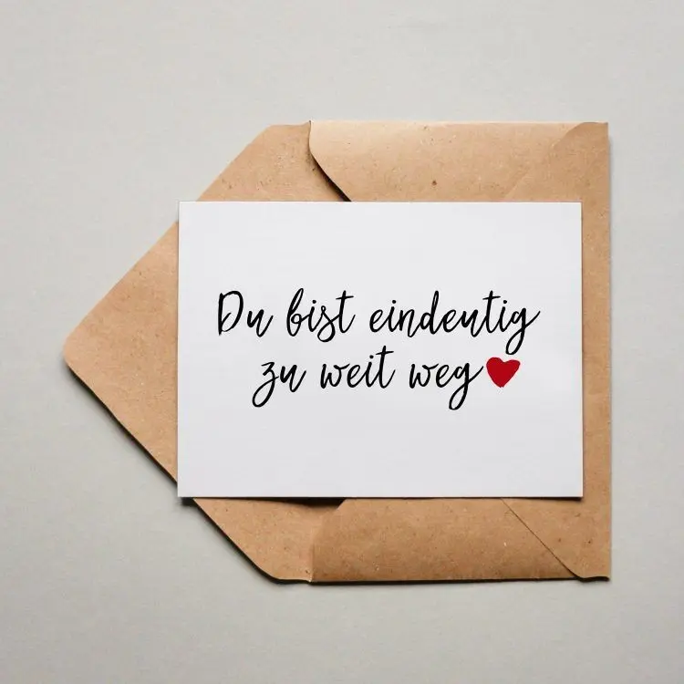 Postcard You are clearly too far away