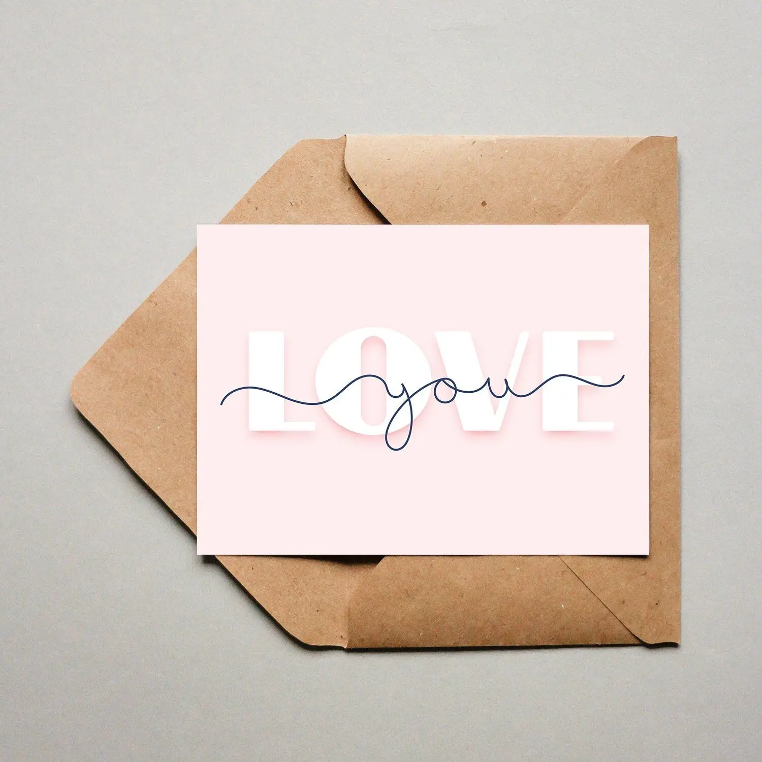 postcard Love you