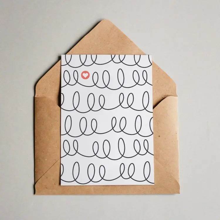 Postcard Pattern #002 “Bows”