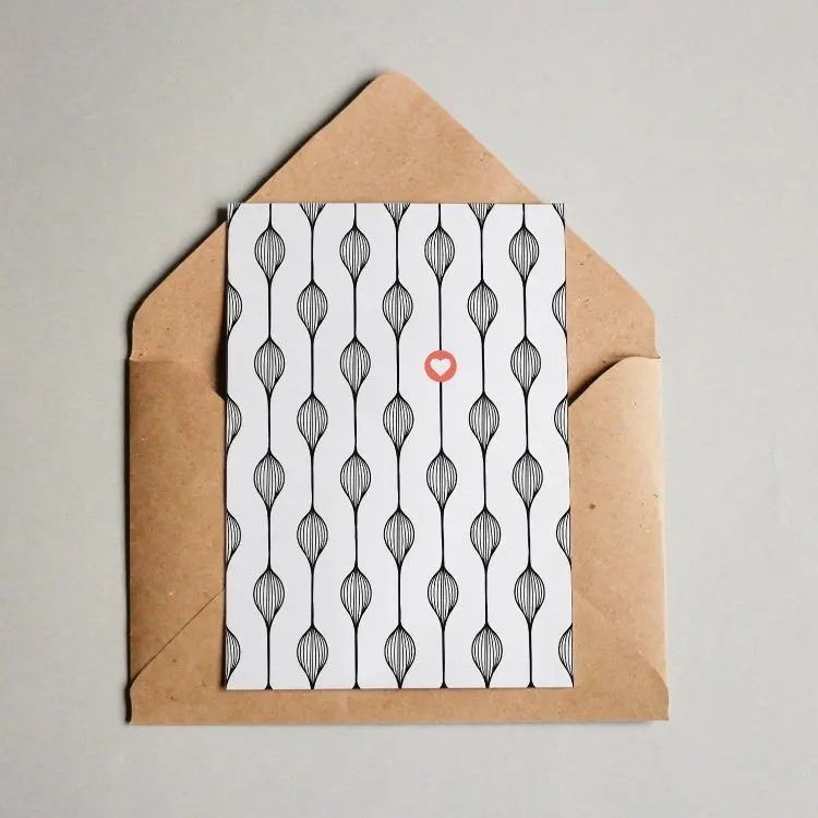Postcard Pattern #005 “Drops”