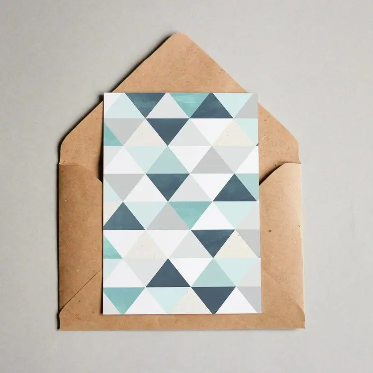 Postcard Pattern #014 “Triangle”