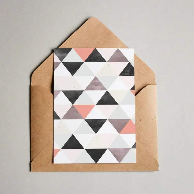 Postcard Pattern #017 “Triangle”