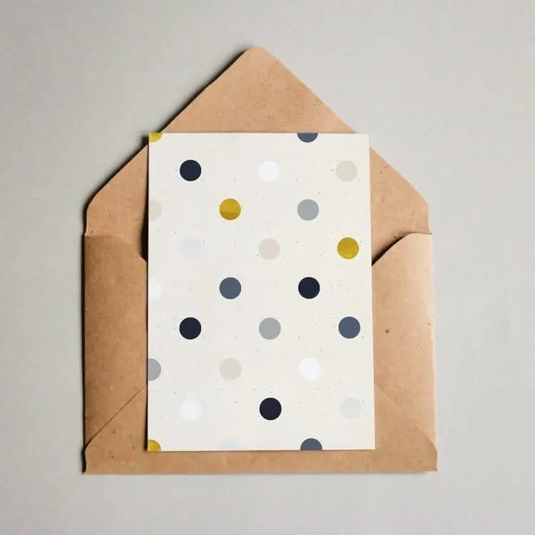 Postcard Pattern #027 “Dots”