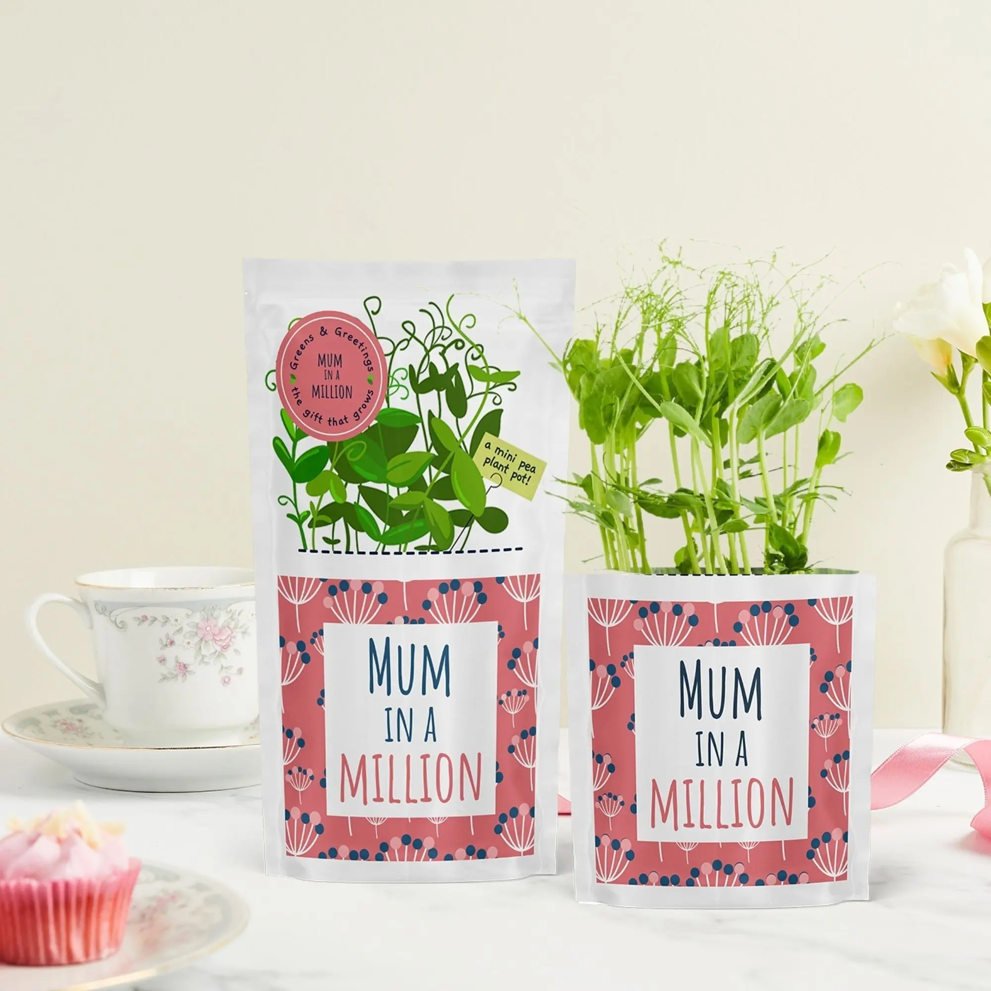 Mum in a Million Eco Growable Greetings Card & Seed Gift