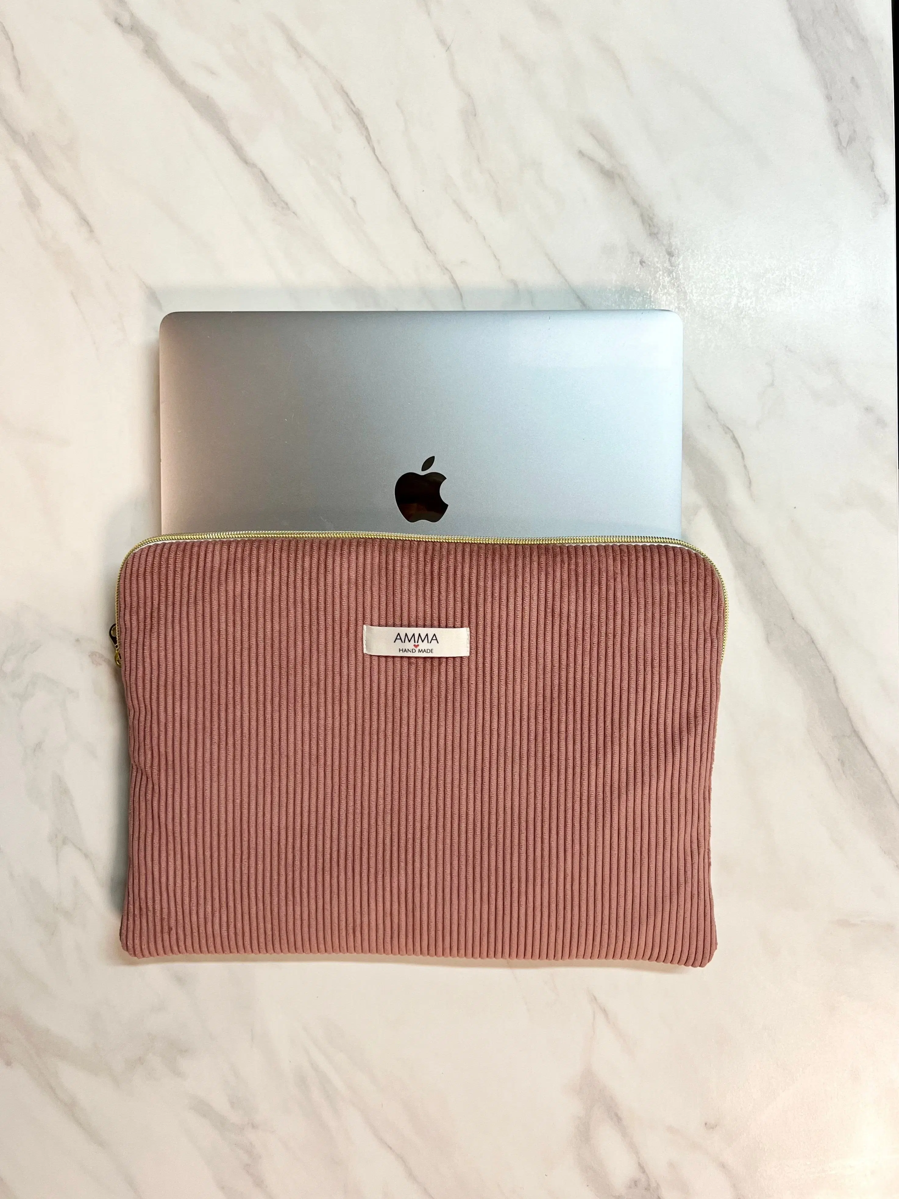 Corduroy Computer Sleeve - Pink