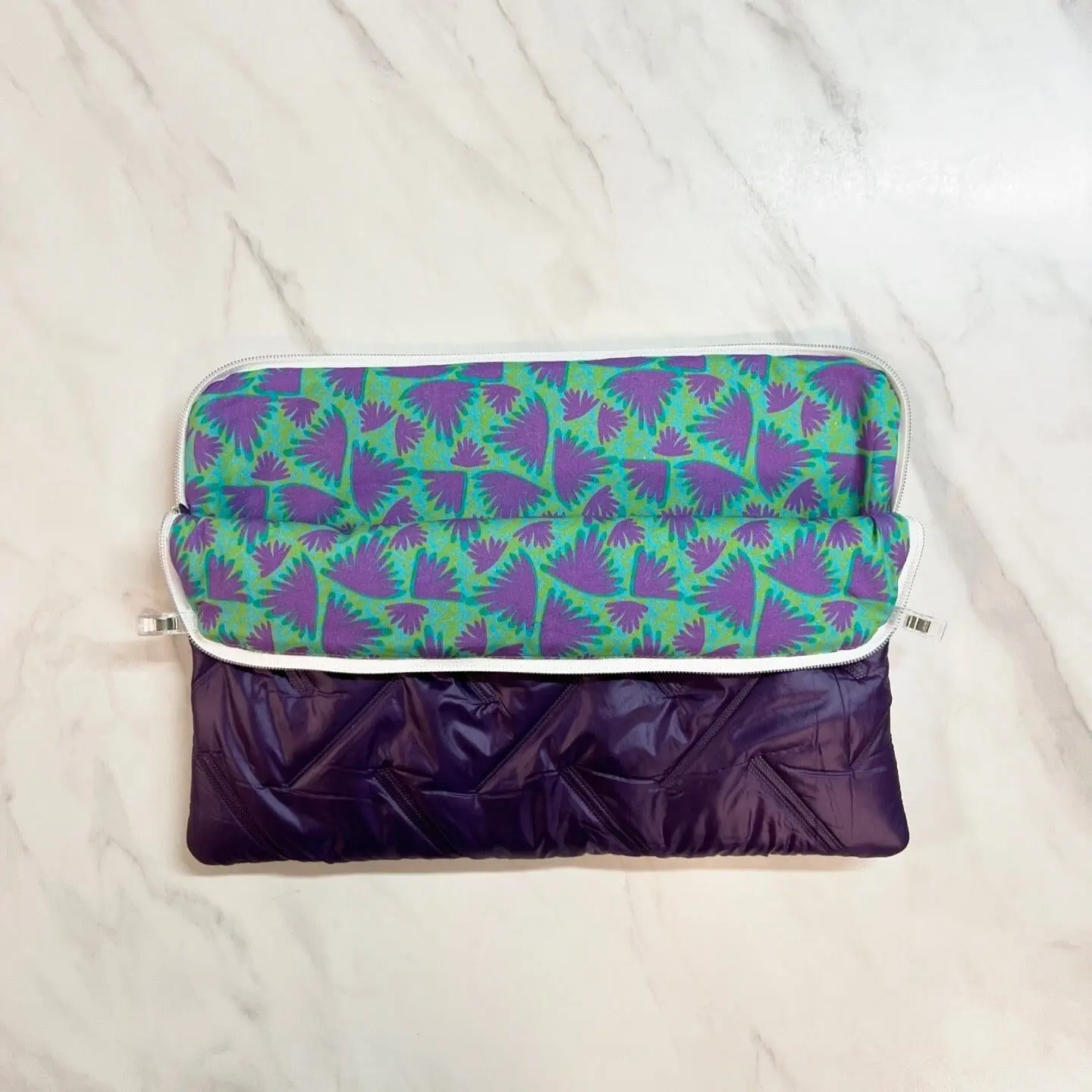 Housse Ordinateur Doudoune Violet