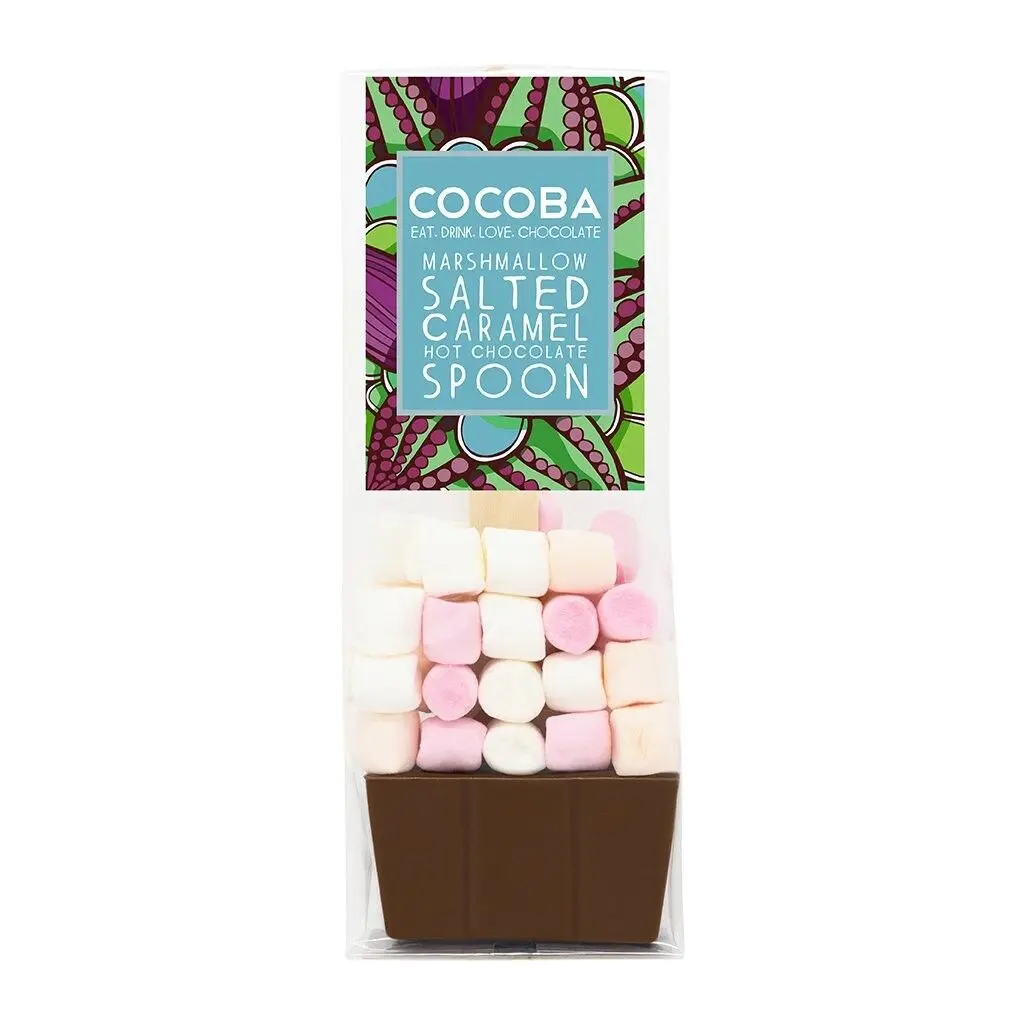 Marshmallow Caramel Sea Salt Hot Chocolate Spoon