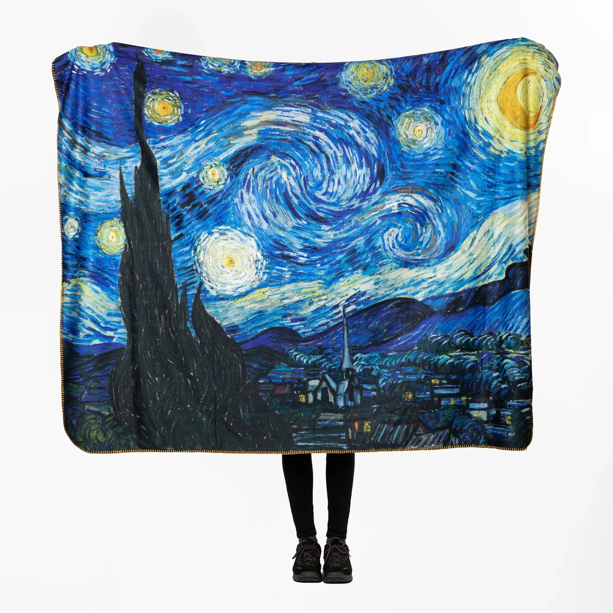 La coperta della notte stellata - Coperta artistica polare per TV