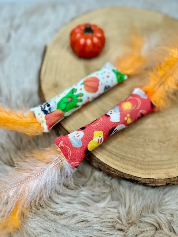 Halloween Catnip or Valerian Neck Stick - Toy