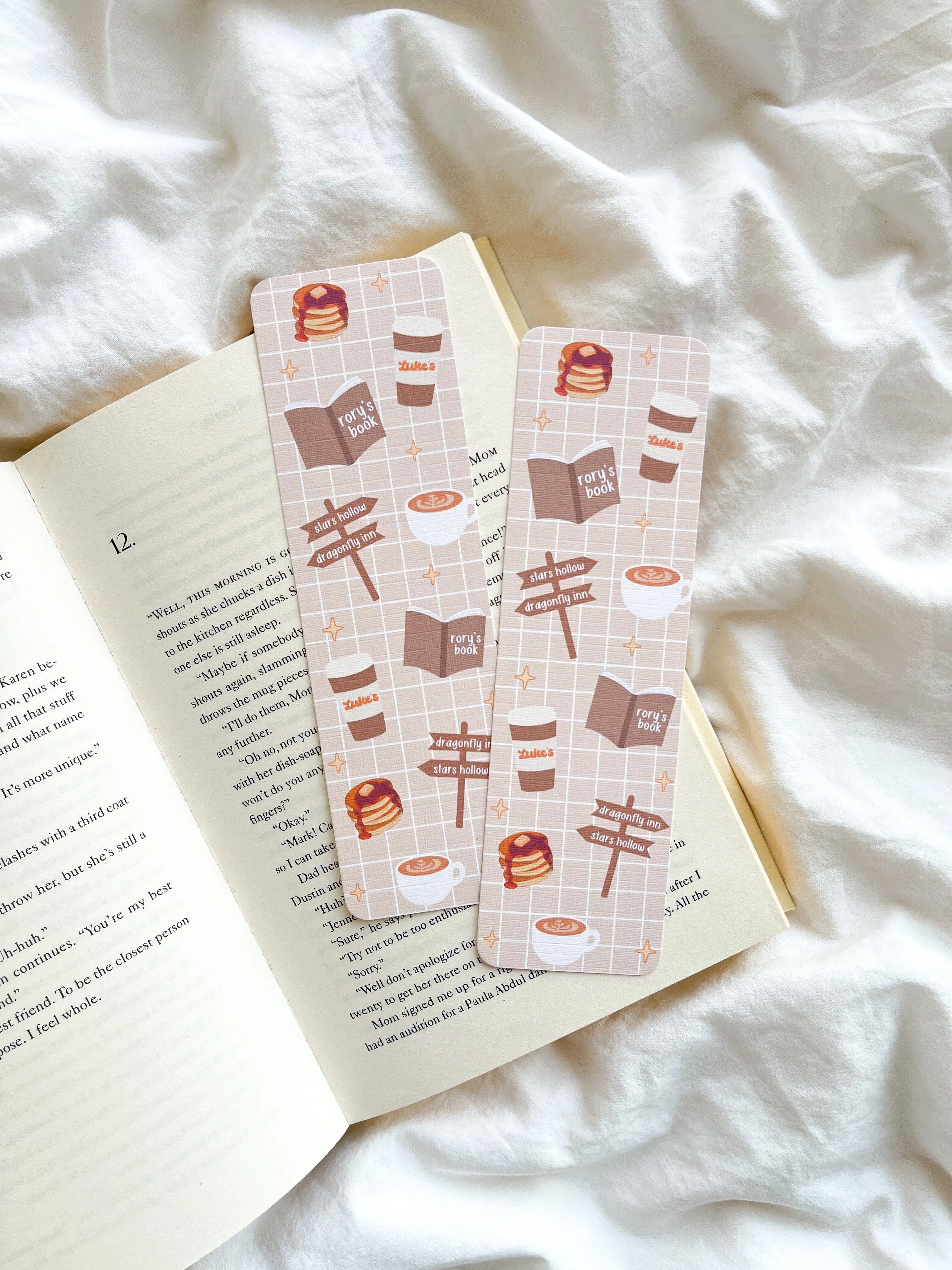 Lesezeichen mit Gilmore Girlies-Motiv