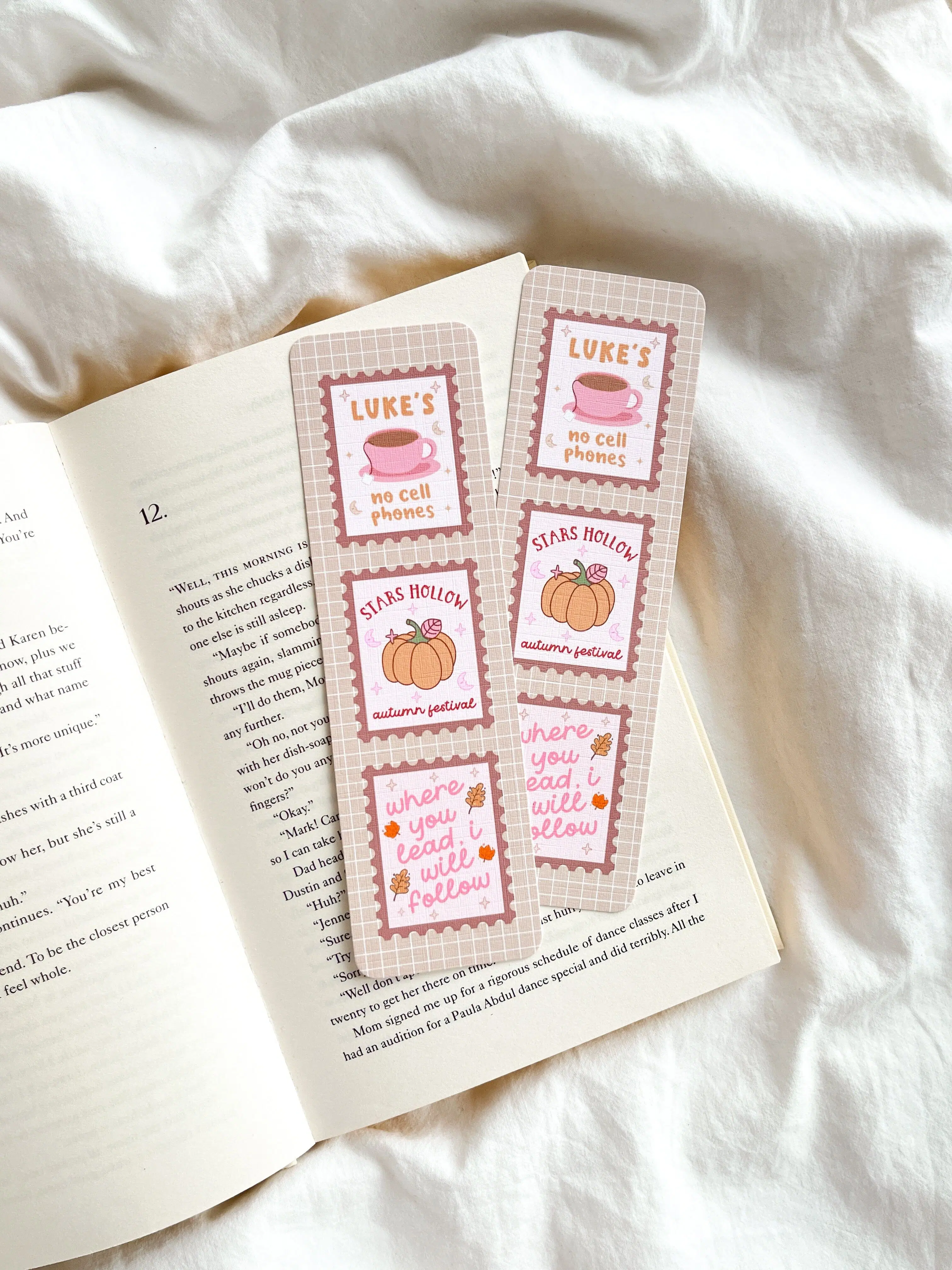Lesezeichen mit Stempel „Stars Hollow“