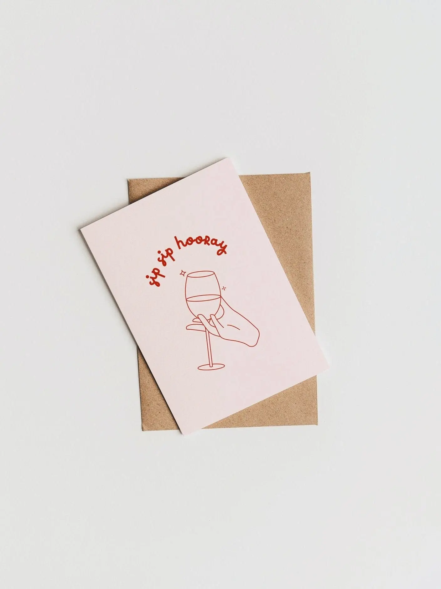 Schluck, Schluck, Hurra | Champagner-Feier | Geburtstagskarte für die beste Freundin | Rosa Glückwunschkarte | Alkoholischer Freund | Cocktail | Hochzeitskarte