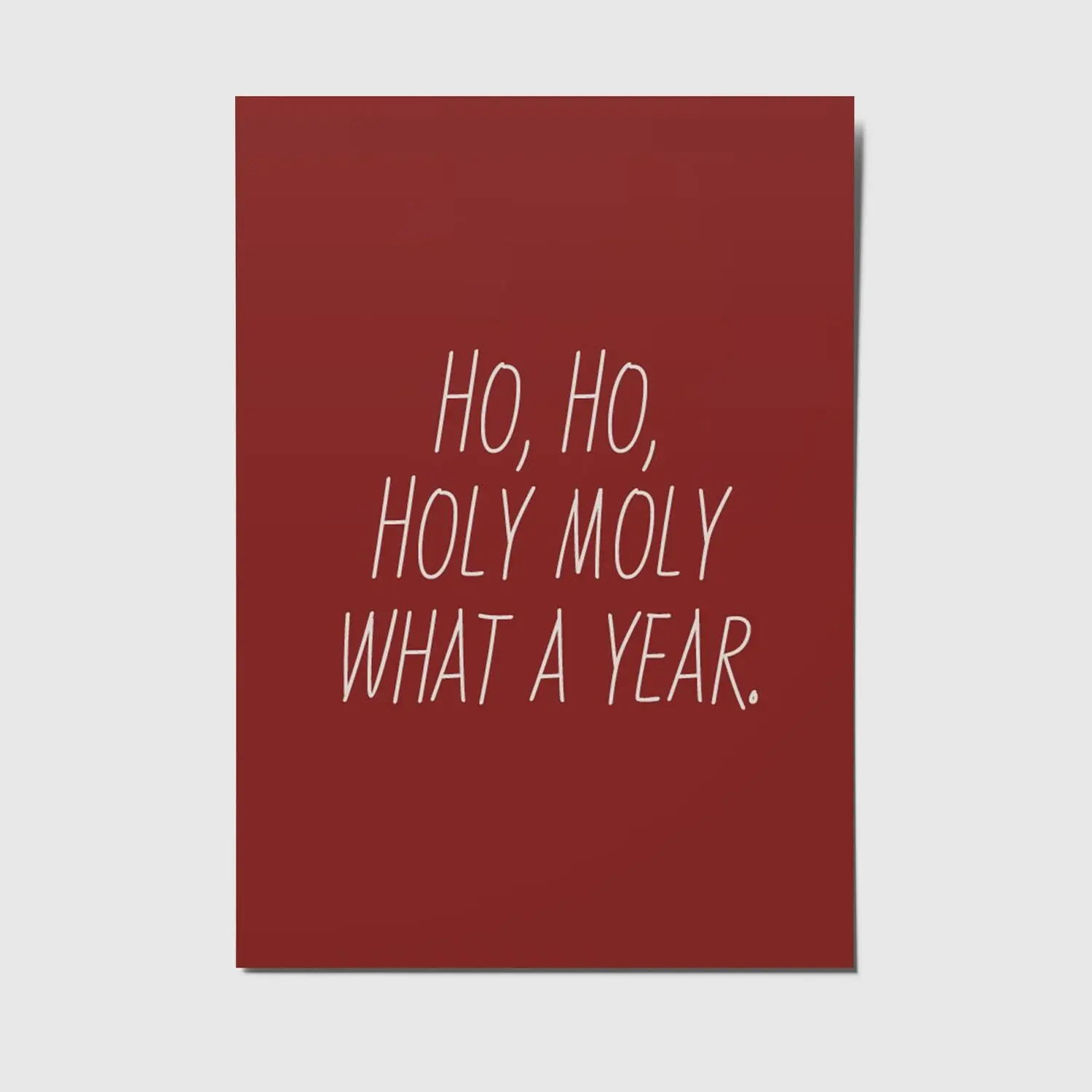 Ho, ho, holy moly - A6 postcard