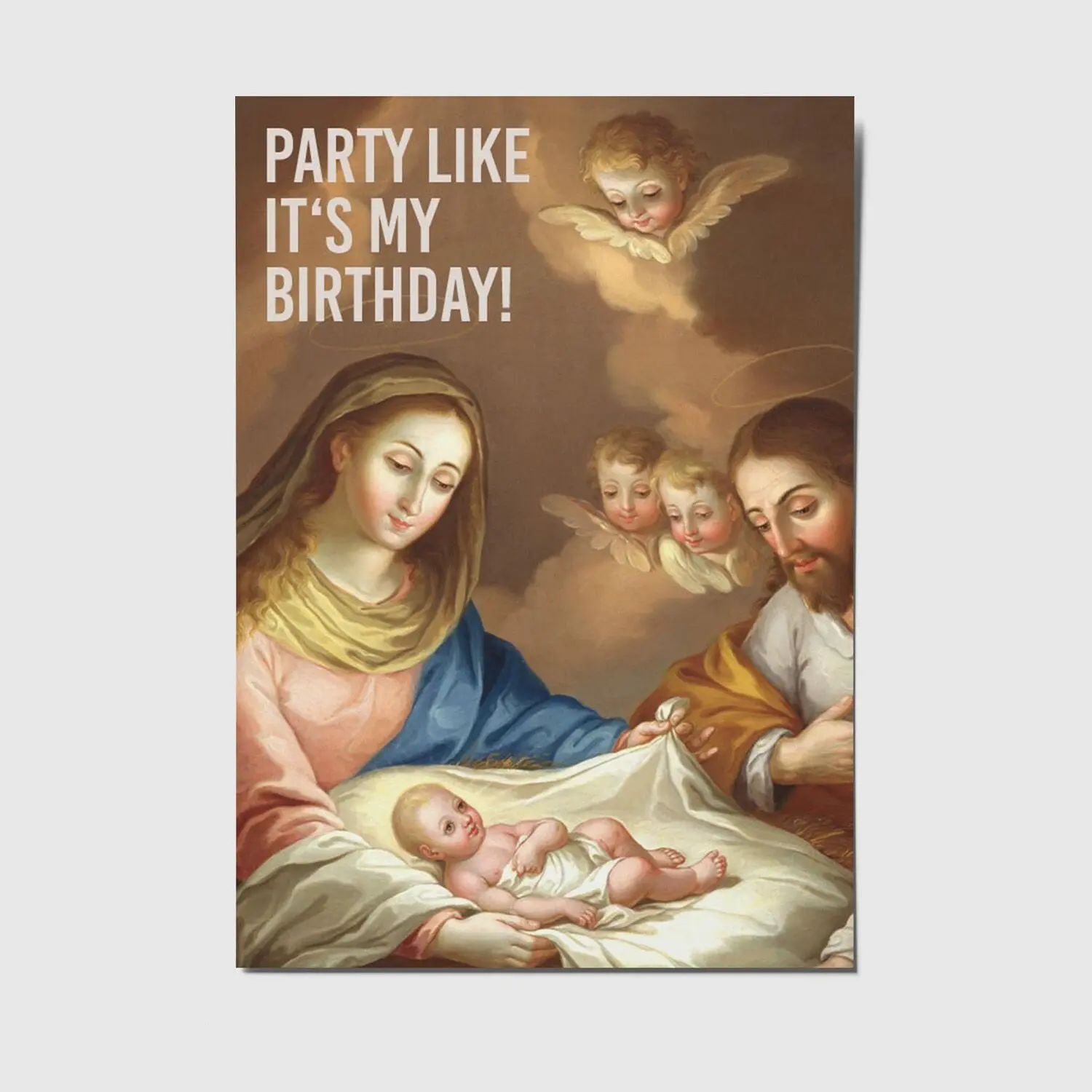 Party like it's my birthday!- A6 postcard