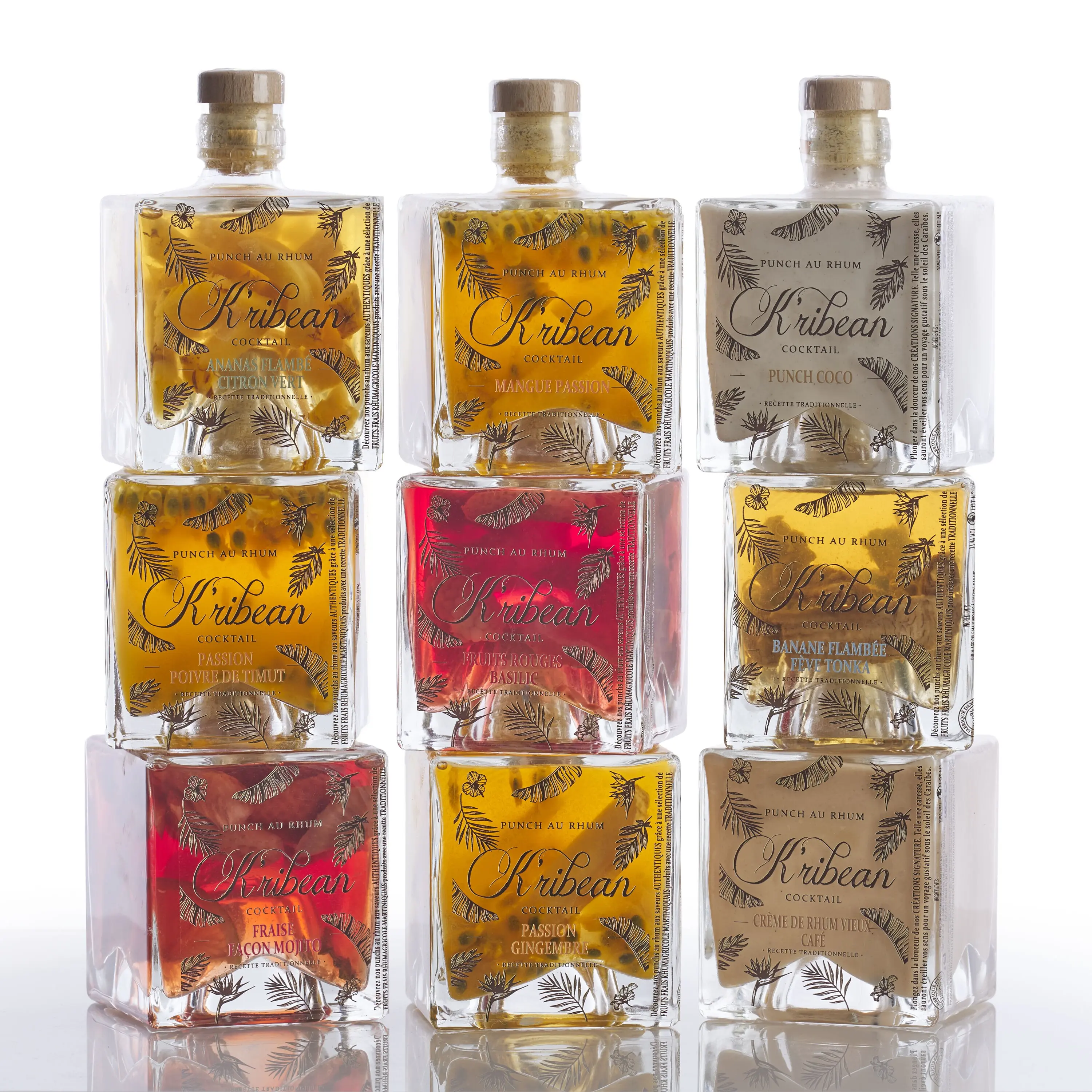 K'RIBEAN COCKTAIL - Mini-sized bottles of infused rum